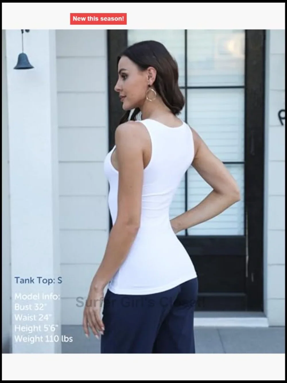 4-Pack Slim-Fit Cotton Spandex Tank Tops Sleeveless Casual